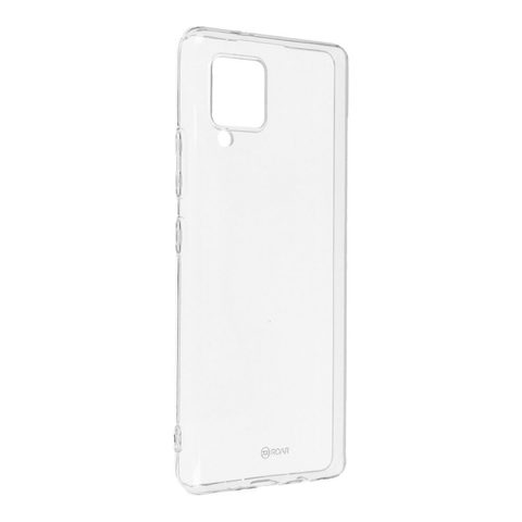 Obal / kryt na Samsung Galaxy A42 5G průhledný - Jelly Case Roar