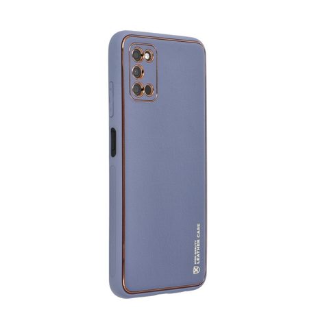 Obal / kryt na Samsung Galaxy A03S modrý - Forcell LEATHER