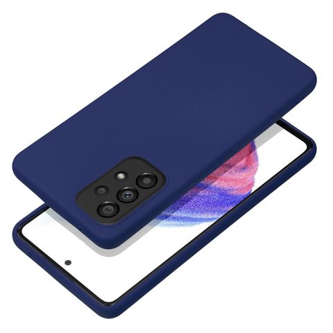 Obal / kryt pre Samsung Galaxy A53 5G tmavomodrý - Forcell SOFT