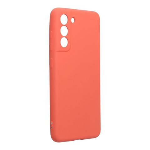 Védőborító Samsung Galaxy S21 FE rózsaszín - Forcell Silicone Lite