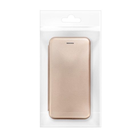 Puzdro / obal pre Xiaomi Redmi Note 10 / 10S zlatý - kniha Forcell Elegance