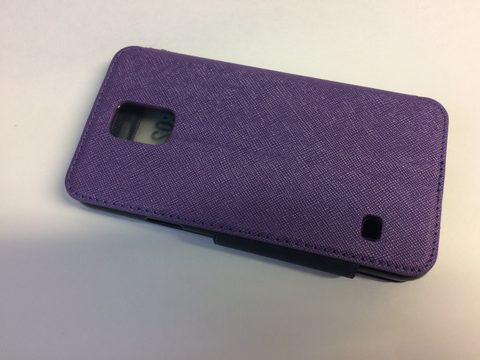 Pouzdro / obal na Samsung Galaxy S5/N9600 fialové - knížkové Fancy Diary