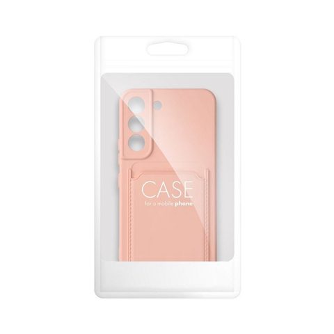 Obal / kryt na Samsung Galaxy A12 růžový Forcell CARD CASE