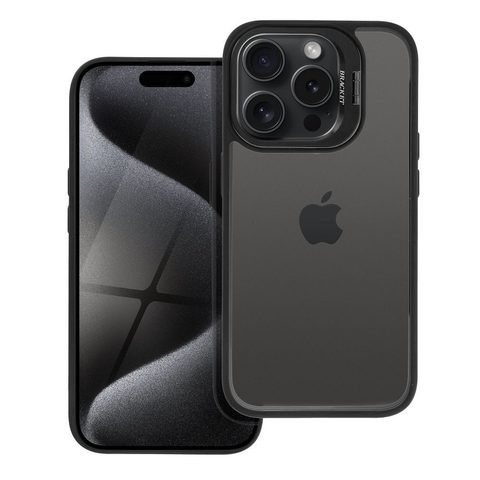 Obal / kryt na Apple iPhone 15 PRO černý - BRACKET