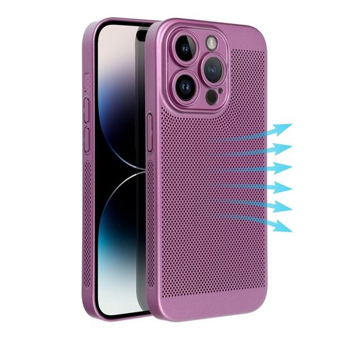 Obal / kryt na Samsung Galaxy S22 Ultra fialový - BREEZY