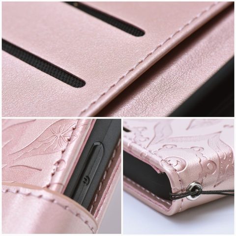 Puzdro / obal na Samsung Galaxy A34 5G mandala ružové - kniha MEZZO