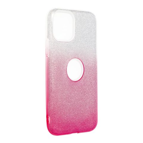 Obal / kryt pre Apple iPhone 11 Pro ( 5,8" ) priehľadné / ružové - Forcell SHINING