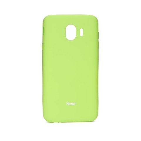 Fedél Samsung Galaxy J4 2018 lime - Roar színes zselés tok