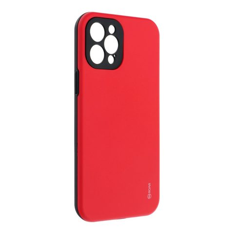 Obal / kryt na Apple iPhone 12 Pro Max červené - Roar Rico Armor