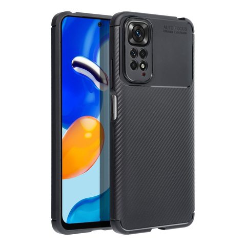 Obal / kryt na Xiaomi Redmi Note 9 černý - Carbon Pro