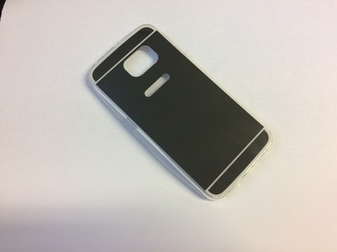 Obal / kryt pre Samsung Galaxy S6 Edge sivý - Mirror FORCELL