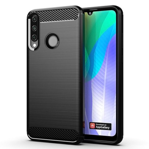 Obal / kryt na Honor 9A černý - Forcell CARBON