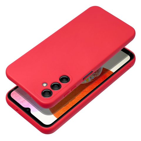 Obal / kryt na Samsung Galaxy A14 5G / A14 4G červený - SOFT Case