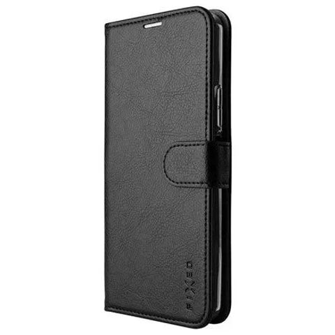 tok / borító a Xiaomi 12 Pro Black - könyv FIXED OPUS New Edition számára