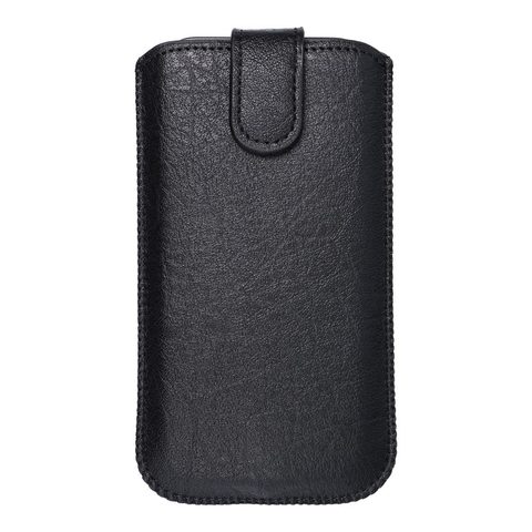 Puzdro / obal pre LG K10 / Samsung Grand Prime čierny - zaťahovací Forcell Slim Kora 2