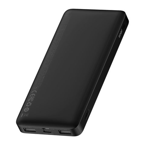 Powerbanka 10000mAh 15W s displejem černá - Baseus