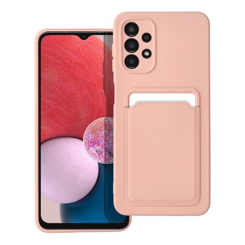 Puzdro / obal pre Samsung Galaxy A13 5G ružový - Forcell Card