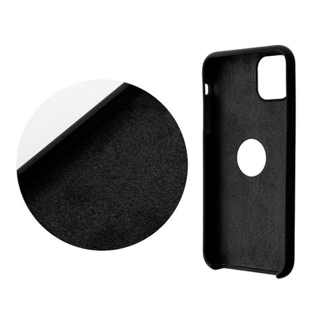 Obal / kryt pre Samsung Galaxy A12 čierny - Forcell Silikónové puzdro
