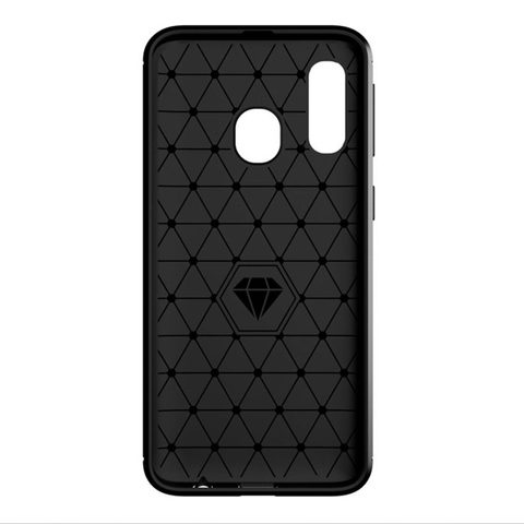 Obal / kryt pre Samsung Galaxy A10 čierny - Forcell CARBON