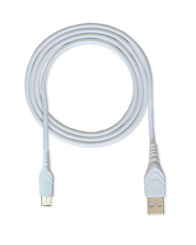 Dátový kábel USB / USB-C 2 m biely - CUBE 1