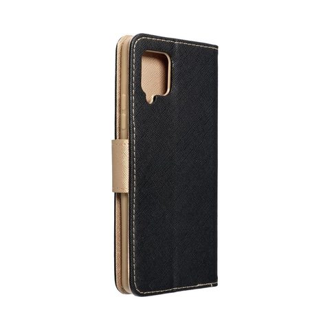 Pouzdro / obal na Xiaomi Redmi Note 10 5G černo-zlaté - knížkové Fancy Book