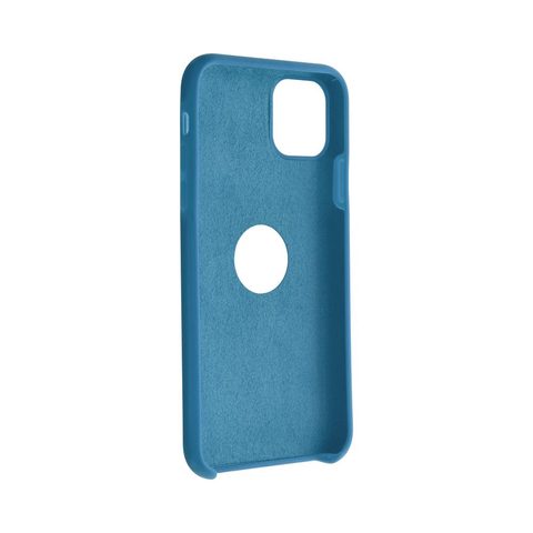 Obal / kryt na Apple iPhone 14 Pro Max modré - Forcell Silicone