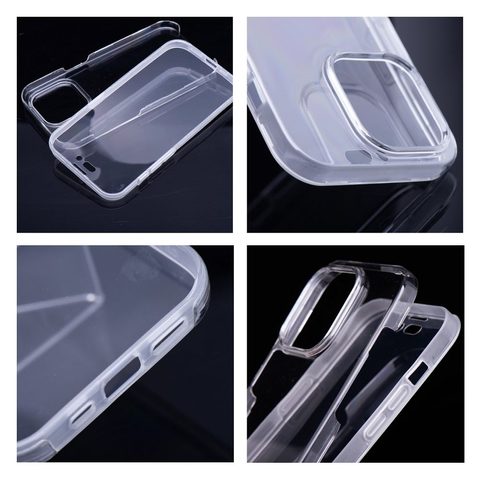 Obal / kryt pre Apple iPhone 12 ( 6,7" ) transparentný 360 Full Cover