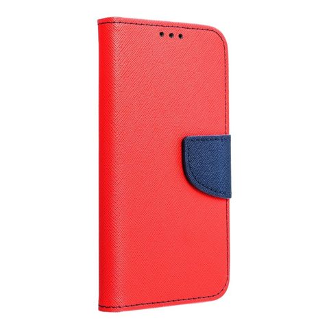 Puzdro / obal pre Xiaomi Redmi 9C - červené - kniha Fancy book