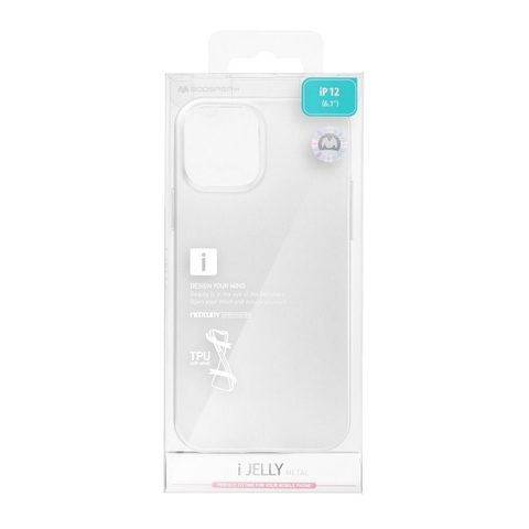 Obal / kryt na Samsung Galaxy S21 Plus stříbrný - i-Jelly Case Mercury