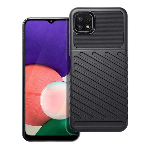 Obal / kryt pre Samsung Galaxy A22 5G čierny - Forcell THUNDER