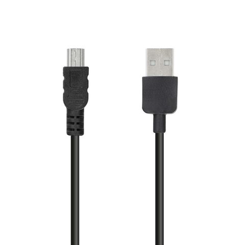 USB - Mini USB kábel čierny 3 m