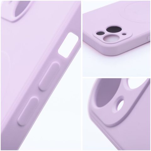 Obal / kryt na Apple iPhone 13 PRO MAX růžový - Silicone Mag Cover