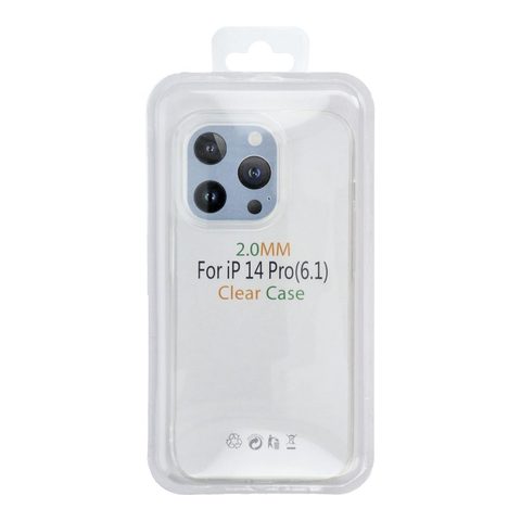 Obal / kryt pre Apple iPhone 13 transparentné - Priehľadné puzdro 2mm