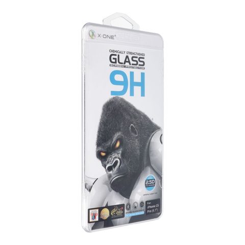 Tvrzené / ochranné sklo Apple iPhone 15 Pro - X-ONE Full Cover Extra Strong Crystal Clear