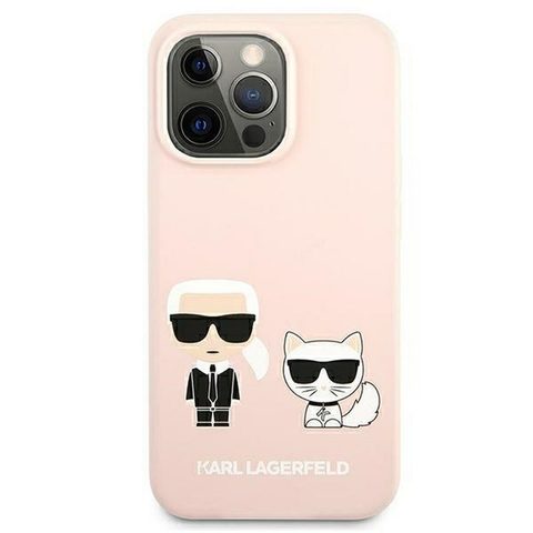 Obal / kryt na Apple iPhone 13 PRO MAX, růžový - MagSafe Karl Lagerfeld