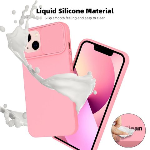 Obal / kryt na Apple iPhone XR ružové - SLIDE Case