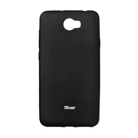 Fedél / borító a Huawei Y6 II fekete - Roar színes zselés tokhoz
