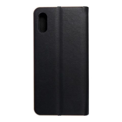 tok / borító Xiaomi Redmi 9A / 9AT fekete - book Luna Book