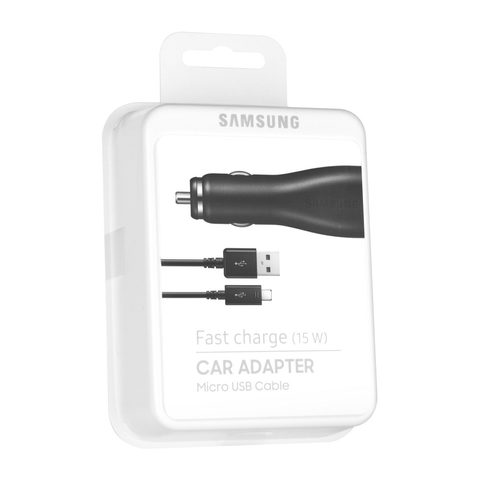 Originálna nabíjačka do auta Samsung EP-LN915UBEGWW Micro USB 2A čierna