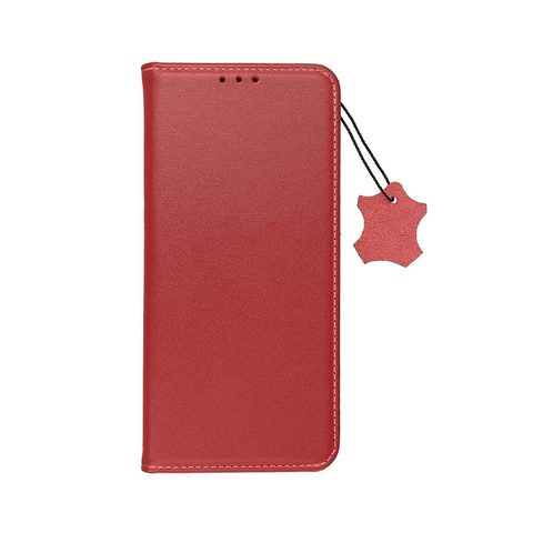 tok / borító a SAMSUNG Galaxy S22 Ultra Leather Forcell tok SMART PRO piros