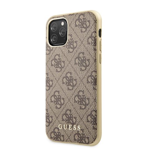 Obal / kryt pre Apple iPhone 11 Pro hnedý - Originálny GUESS