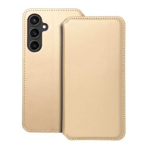 Pouzdro / obal na Samsung Galaxy S23 FE zlaté - knížkové Dual Pocket