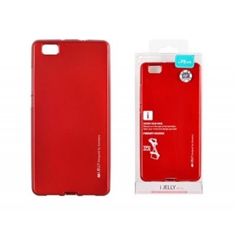 Obal / kryt pre Huawei Y6 II / Honor 5A červený - Jelly Case