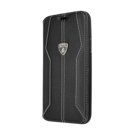 Obal / kryt na Apple iPhone 11 Pro černý - Original Book Case Carbon Lamborghini Huracan