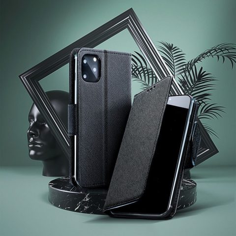 Pouzdro / obal na Xiaomi Redmi 9A černý knížkový - Fancy Book