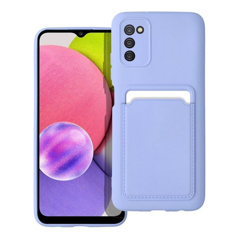 tok / borító a Samsung Galaxy A03S lila - Forcell CARD tok