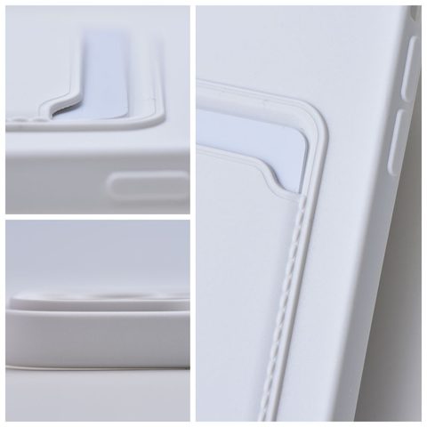 Obal / kryt pre Samsung Galaxy A72 biely - Forcell Card