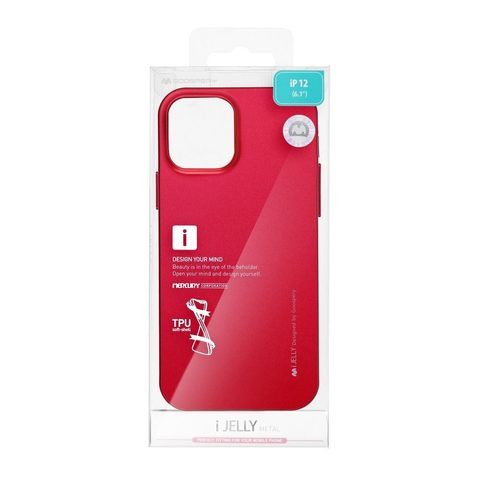 Obal / kryt na Samsung Galaxy A22 4G červený - i-Jelly Case Mercury