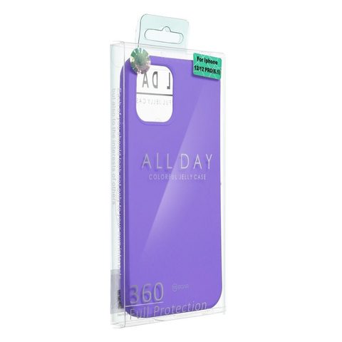 Borító Samsung Galaxy A72 5G lila - Roar színes zselés tok