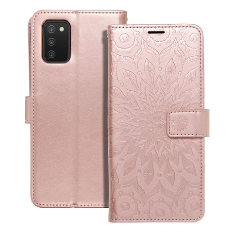 Puzdro / obal pre Samsung Galaxy A03 ružový - kniha Forcell Mezzo